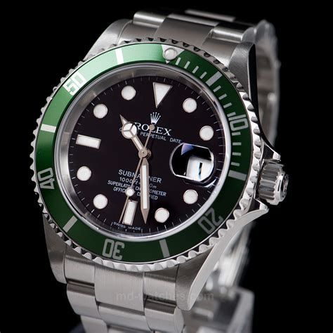 rolex submariner green bezel price|Rolex green submariner for sale.